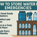 How to Store Water for Emergencies