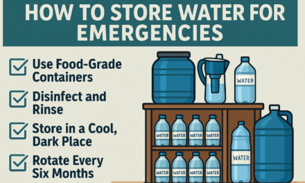 How to Store Water for Emergencies