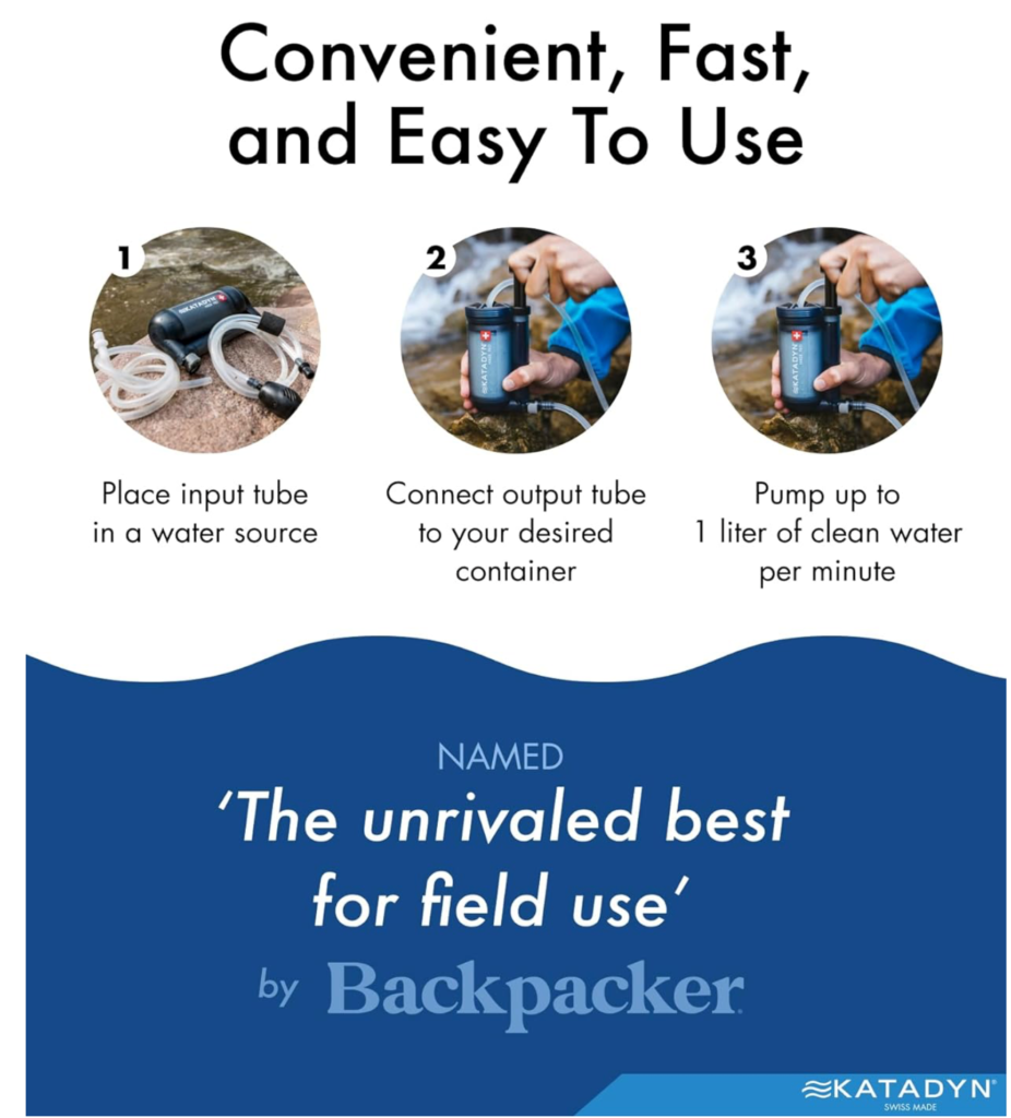 Katadyn Hiker Pro Water Filter