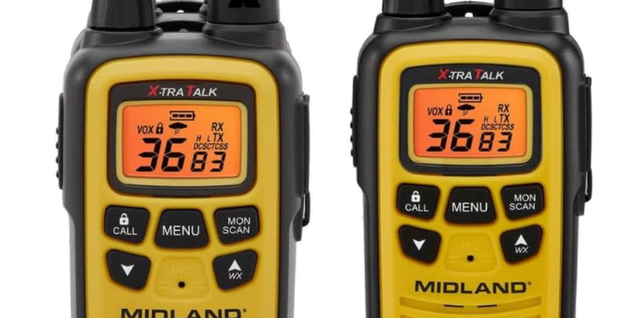 Midland LXT630X3VP3 FRS Walkie Talkies – Long Range 36-Channel Two-Way Radios